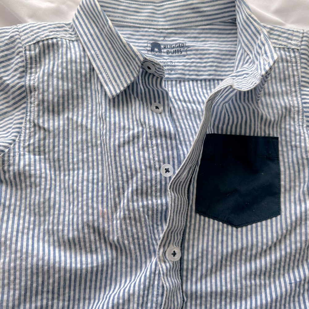 Rugged/Ruffle Butts 3T Long Sleeve Button Down Shirt